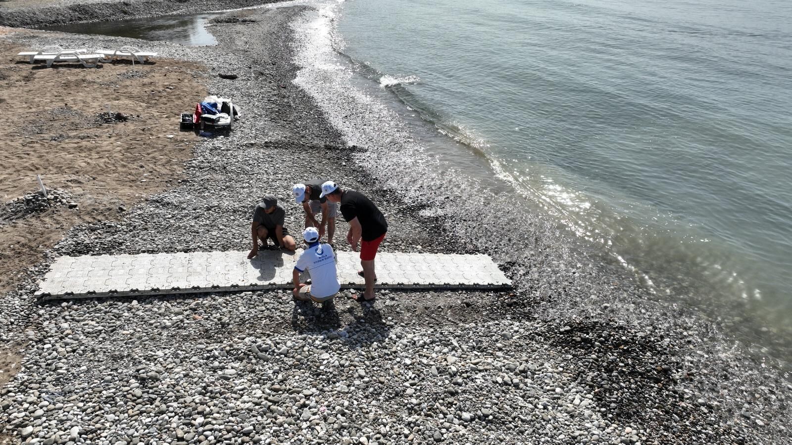 Fethiye Akmaz Plajı’nda Engel Yok