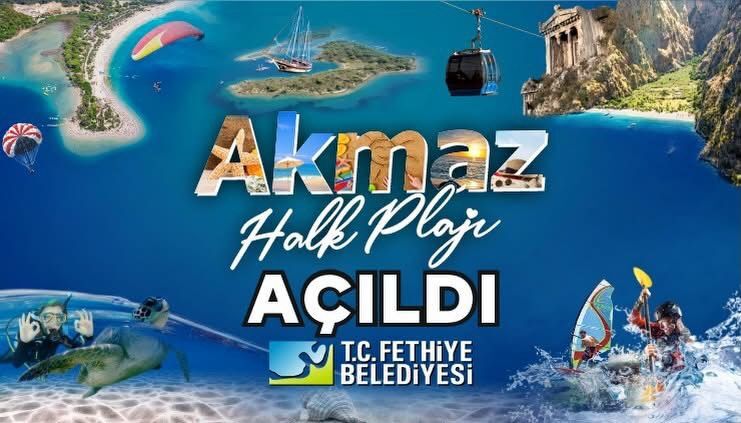 Akmaz Halk Plajı Hizmete Açıldı