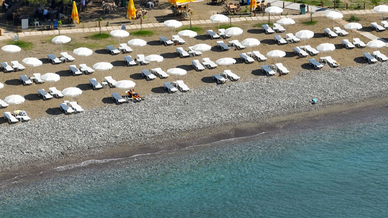 Akmaz Halk Plajı Hizmete Açıldı