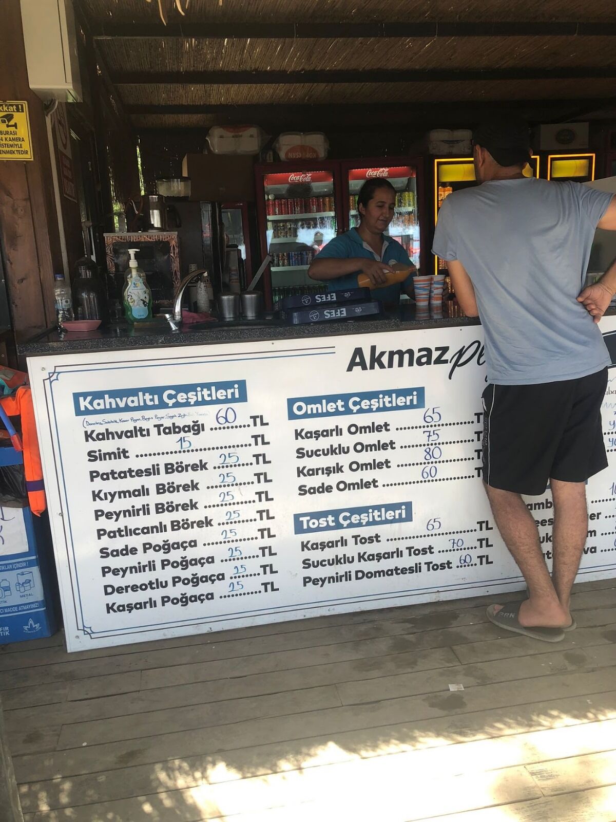 Akmaz Halk Plajı Otopark Ücreti 70 TL Oldu