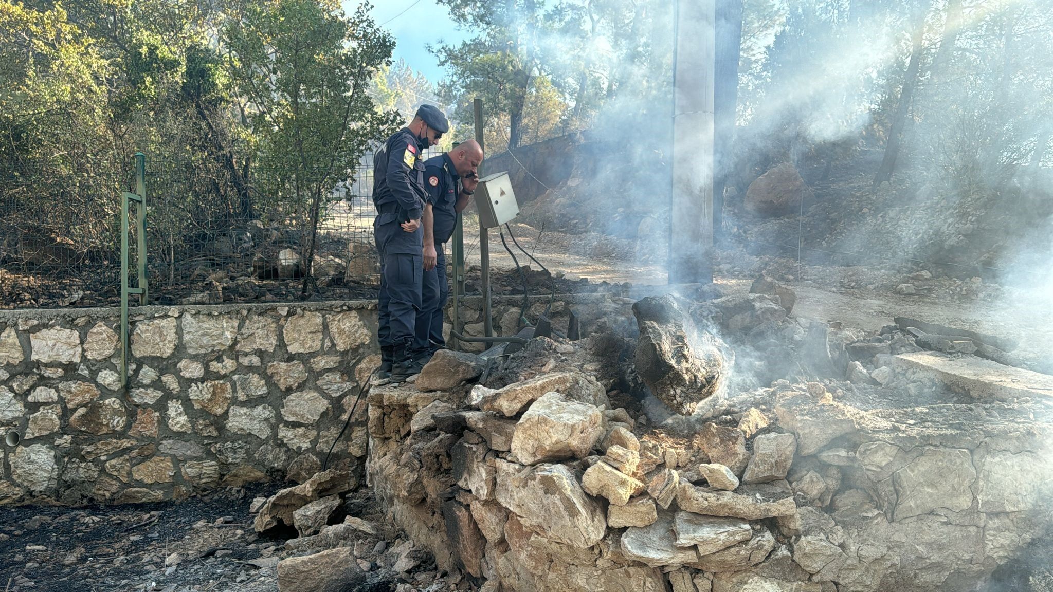 Menteşe'deki Yangının Çıkış Noktası Ve Sebebi Araştırılıyor