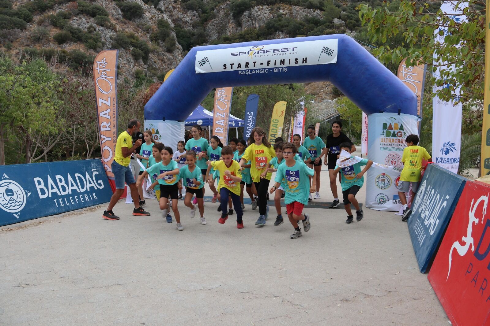 Fethiye'de Babadağ Ultra Maratonu Sona Erdi