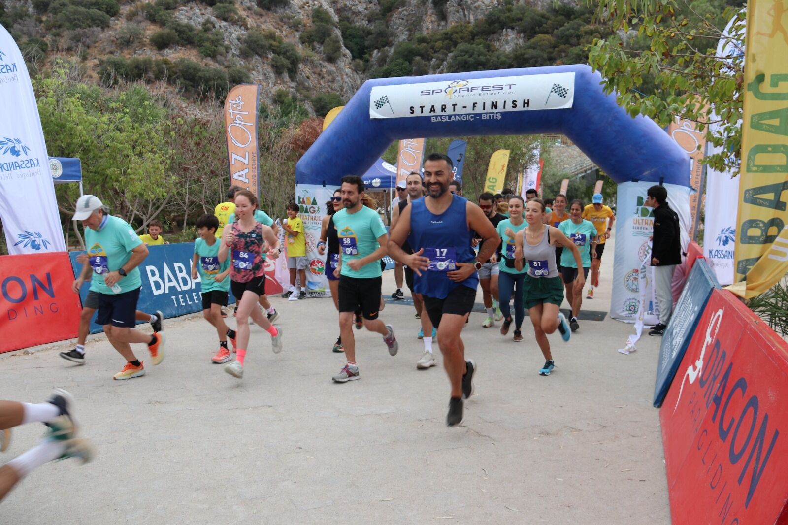 Fethiye'de Babadağ Ultra Maratonu Sona Erdi