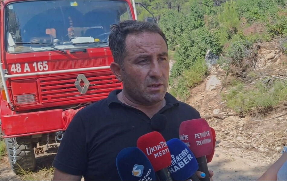 Seydikemer'de Aynı Anda 3 Noktada Orman Yangını Çıktı, Büyümeden Söndürüldü