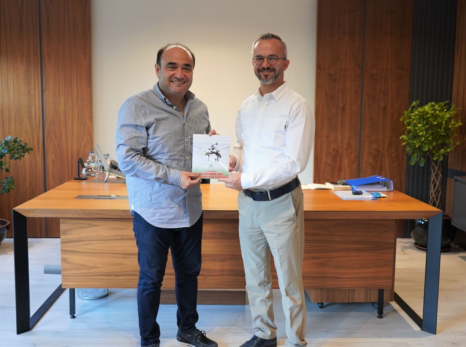 Başkan Akdenizli ADM Genel Müdürü Bayromoğlu’nu Ziyaret Etti