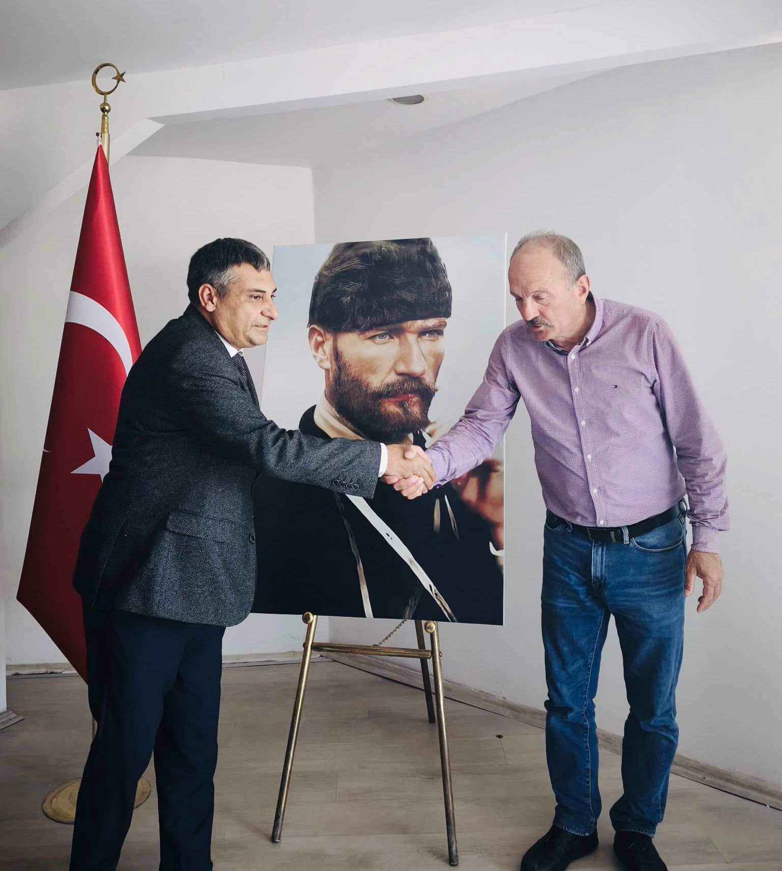 BBP Muğla İl Başkanı Özkan Bozkurt İle Behçet Saatcı Bir Araya Geldi