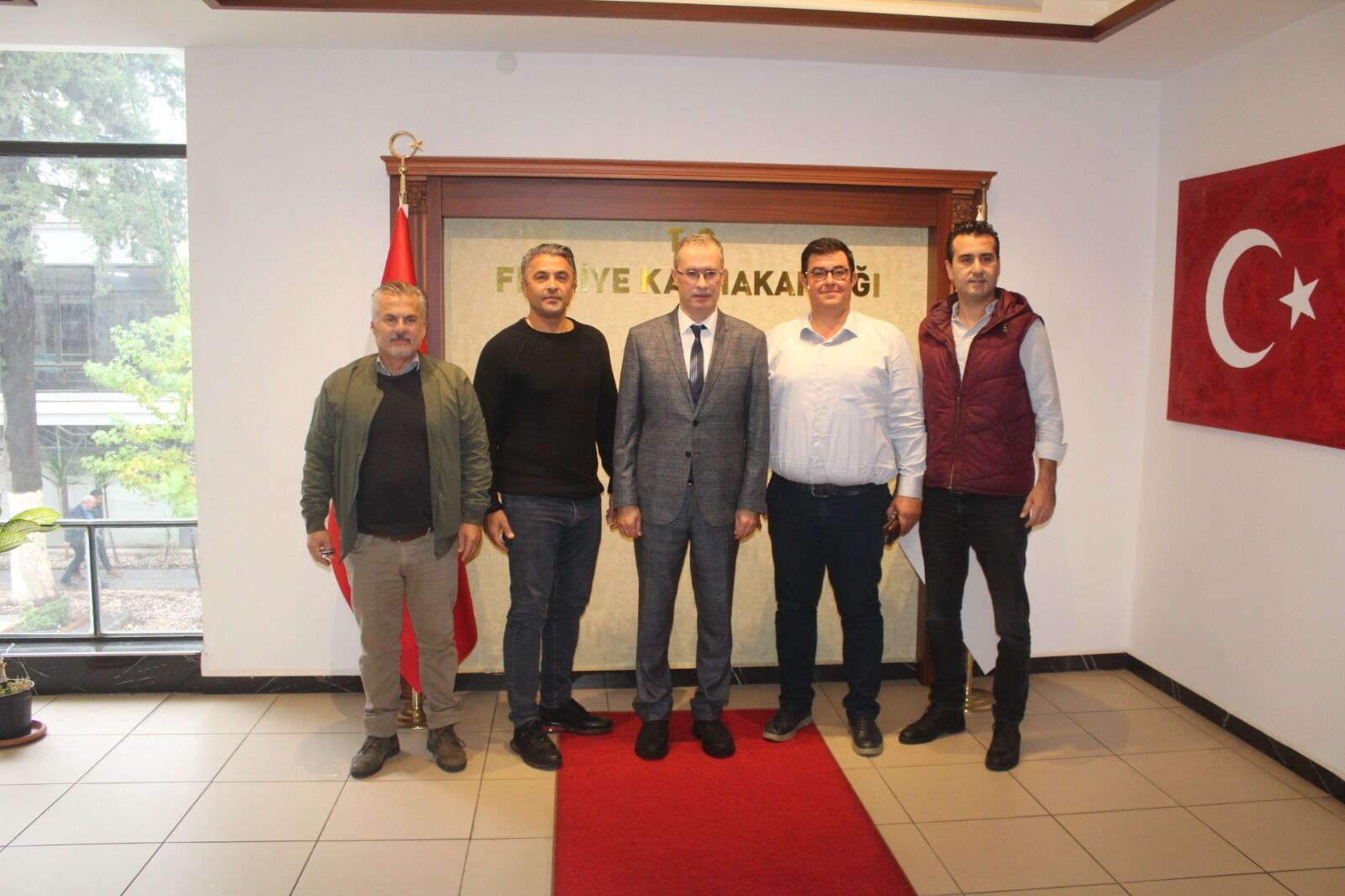 Çalış-Der Yeni Yönetiminden Kaymakam Ertaş’a Ziyaret