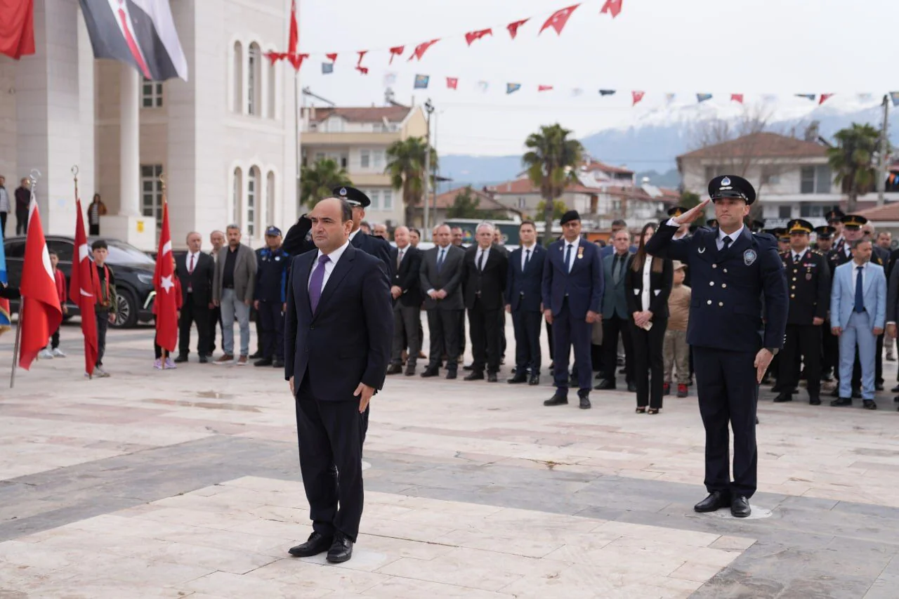 Çanakkale Deniz Zaferi’nin 111. Yılı Seydikemer’de Törenle Kutlandı