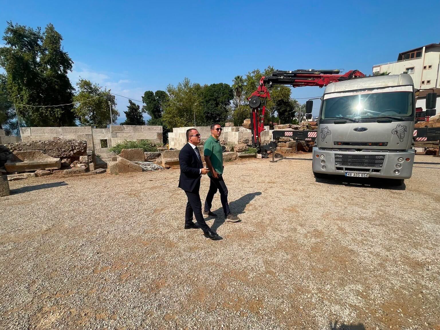 Cevheroğlu Ve Akkaya, Fethiye Antik Tiyatrosu'nda İncelemelerde Bulundu