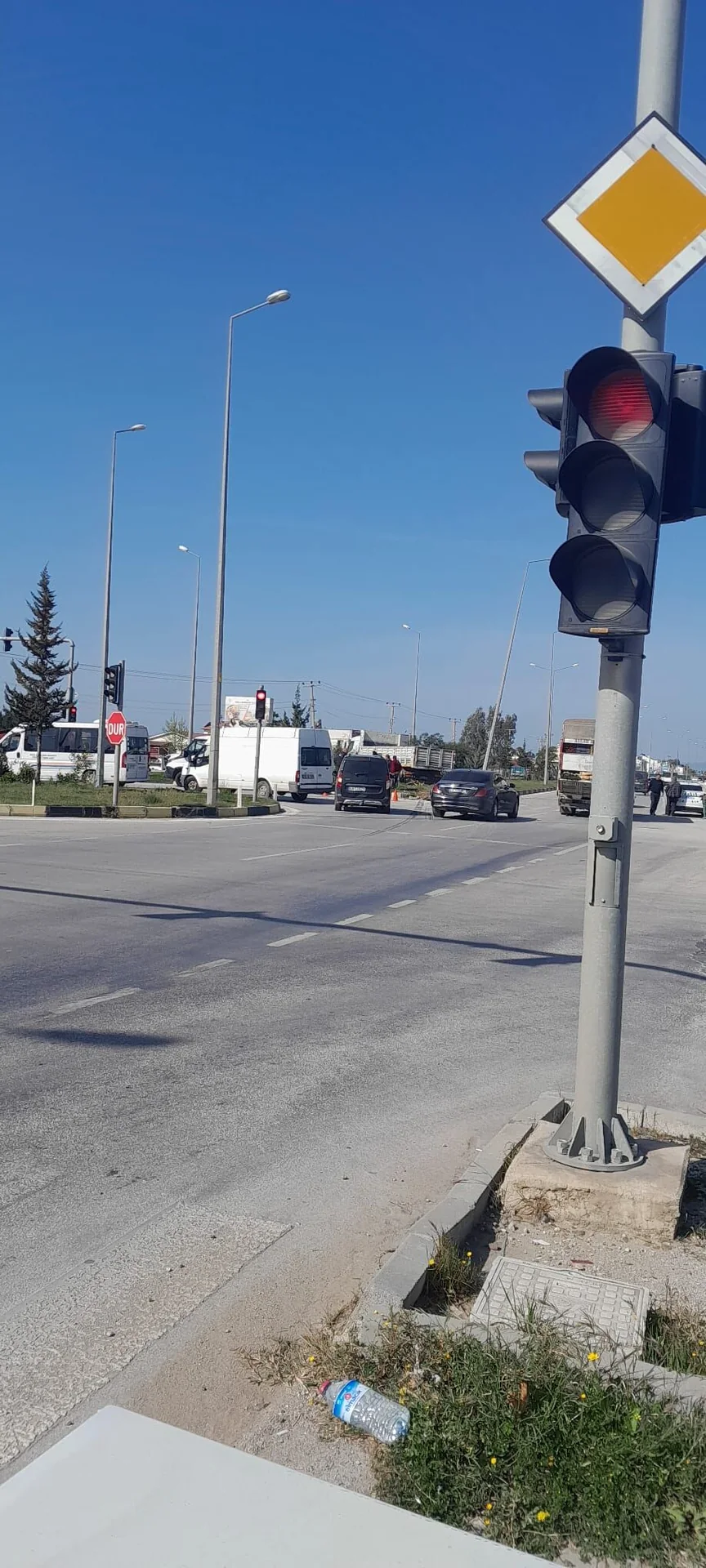 Çevre Yolunda Kamyon İle Kamyonet Çarpıştı