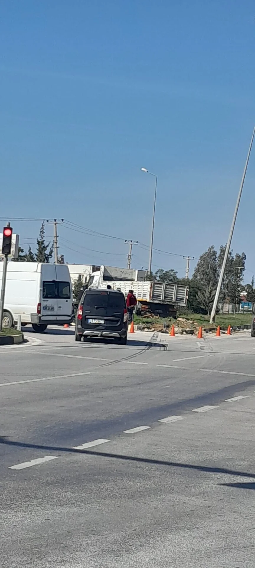 Çevre Yolunda Kamyon İle Kamyonet Çarpıştı