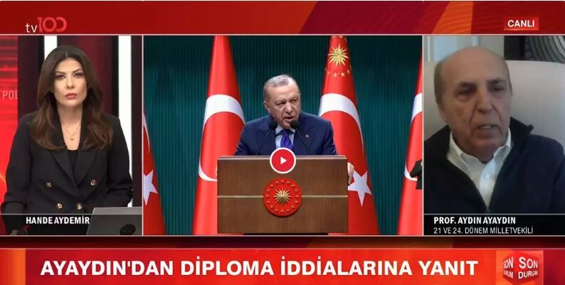 Cumhurbaşkanı Erdoğan’ın Diploması Hakkındaki İddialara Prof. Dr. Aydın Ayaydın'dan Yanıt ‘’Derslerine 4 Yıl Ben Girdim’