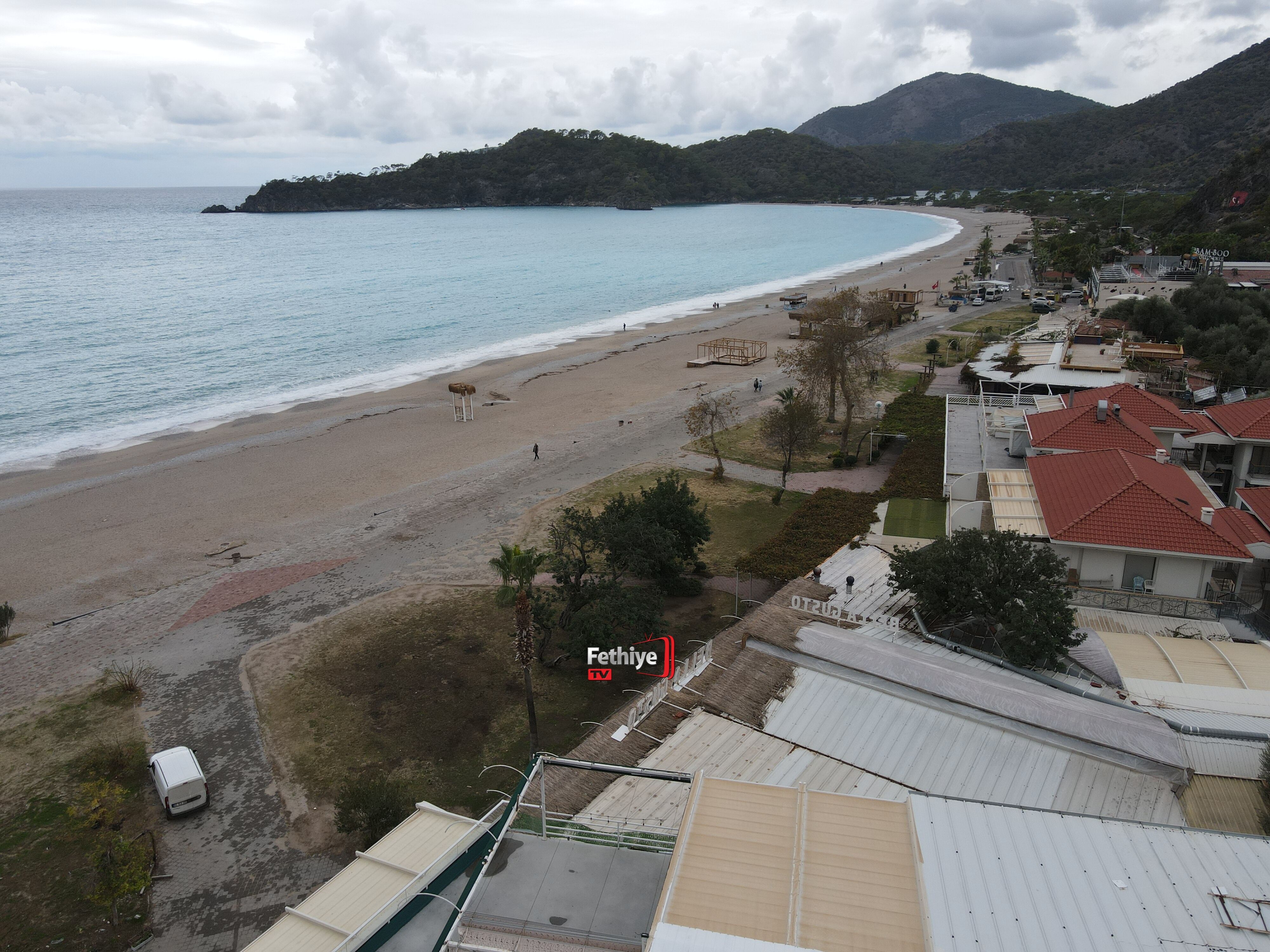 Kış Sessizliği Ölüdeniz’i Sardı