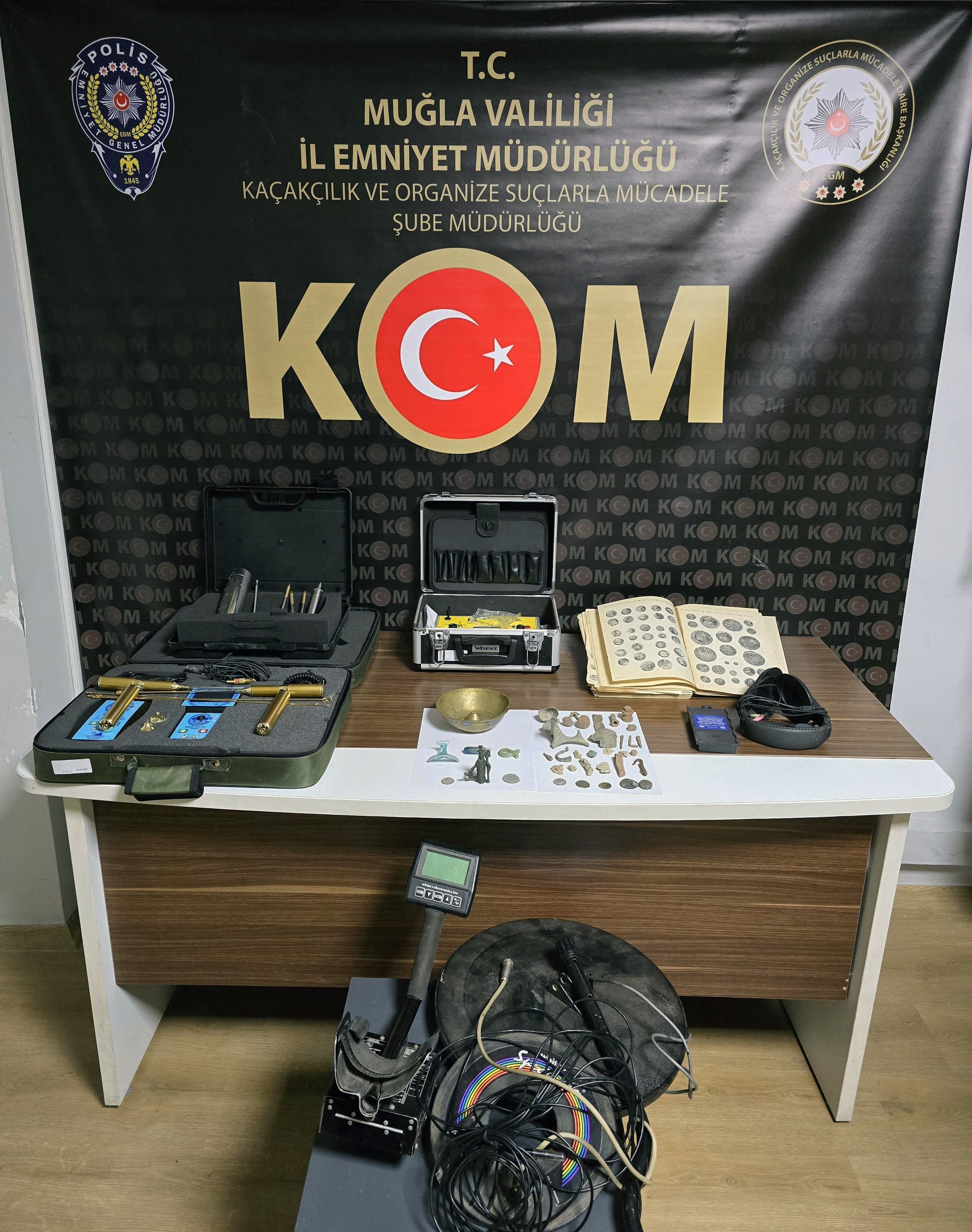 Dalaman’da Tarihi Eser Operasyonunda 7 Tutuklama