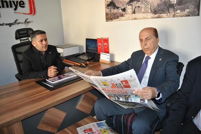 Aydın Ayaydın’dan Beşkaza Gazetesi'ne “Hayırlı Olsun” Ziyareti