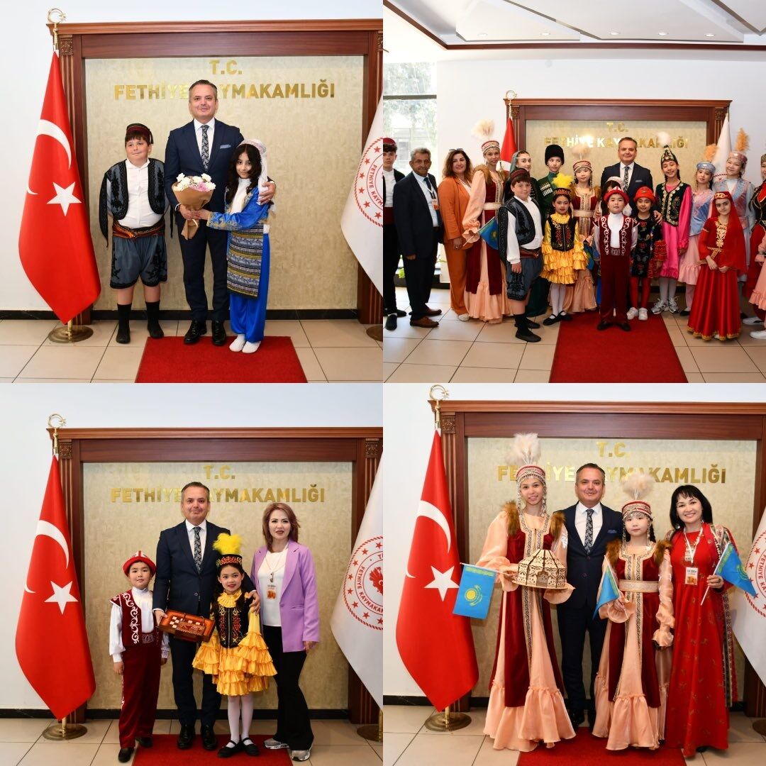 Dünya Çocukları Kaymakam Akkaya’yı Ziyaret Etti