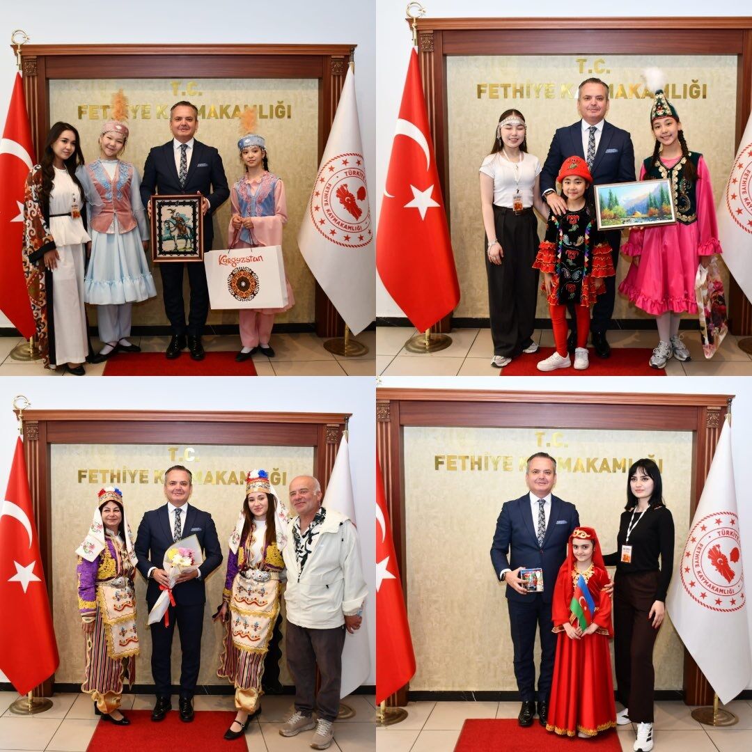 Dünya Çocukları Kaymakam Akkaya’yı Ziyaret Etti