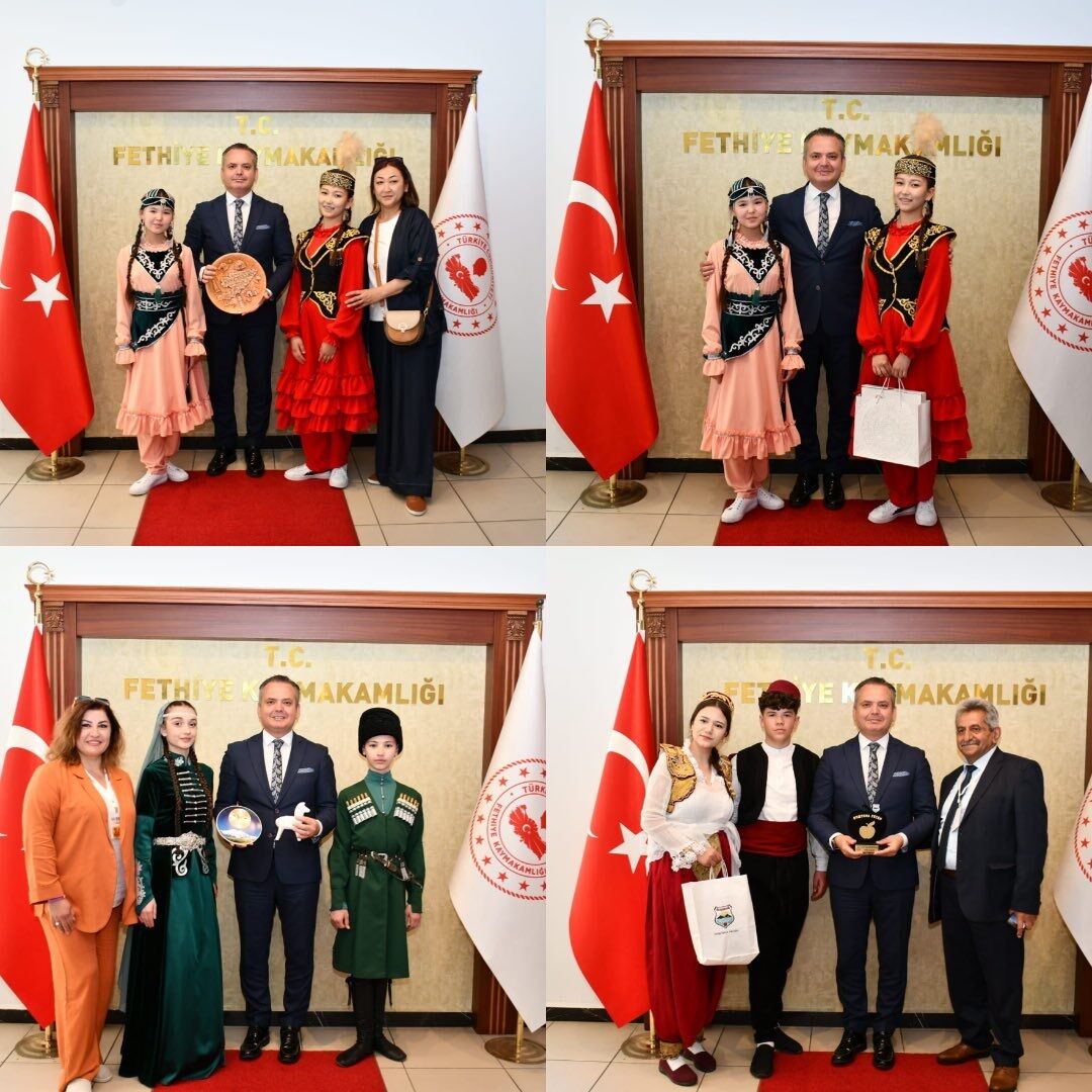 Dünya Çocukları Kaymakam Akkaya’yı Ziyaret Etti