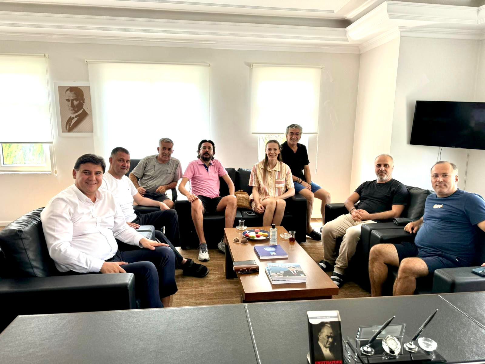 Kaptan Eda Erdem, Başkan Karaca’yı Ziyaret Etti