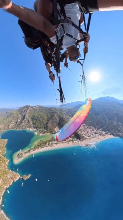 Fethiye'de "Valla Kalbim Duracak” Dedirten Uçuş