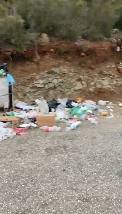 Fethiye Yarımadada Çöp Rezaleti