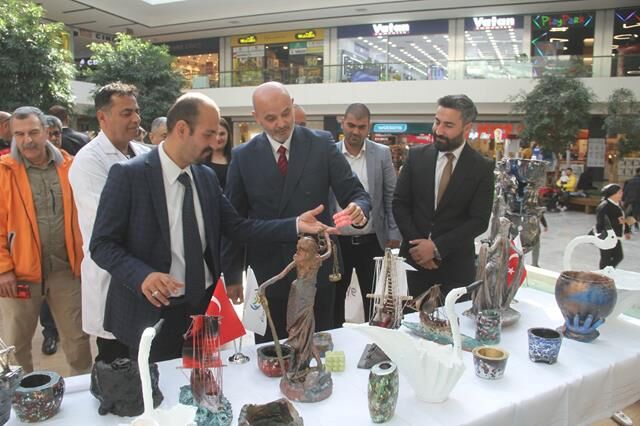 Engelli Bireylerin El Emeği Ürünleri Erasta AVM’de Sergilendi