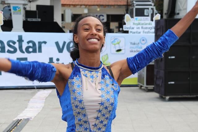 Etiyopya Akrobasi Grubu Yeşilüzümlü Festivalinde Nefes Kesti