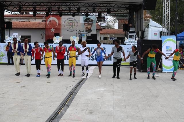 Etiyopya Akrobasi Grubu Yeşilüzümlü Festivalinde Nefes Kesti