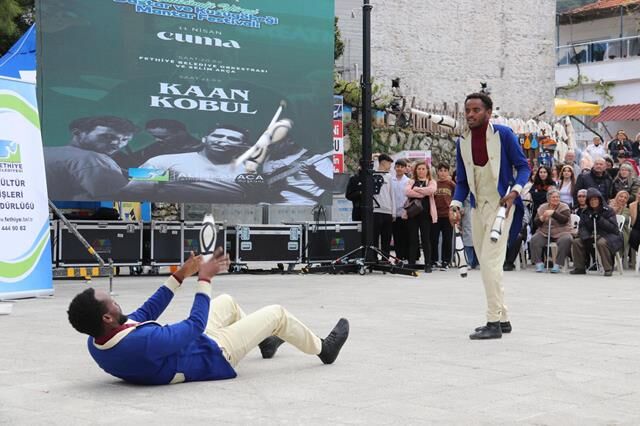 Etiyopya Akrobasi Grubu Yeşilüzümlü Festivalinde Nefes Kesti