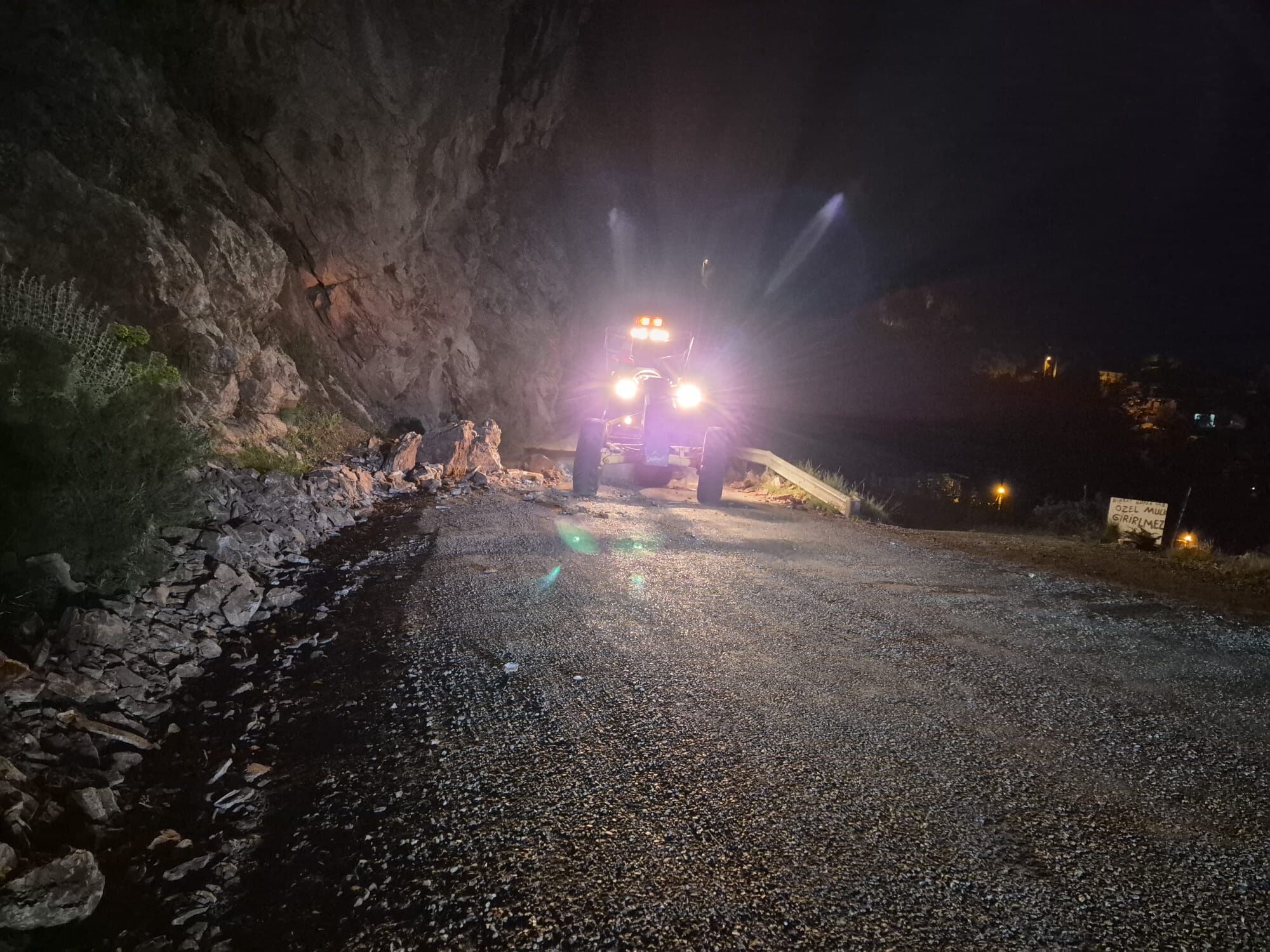 Faralya’da Heyelan Müdahalesi