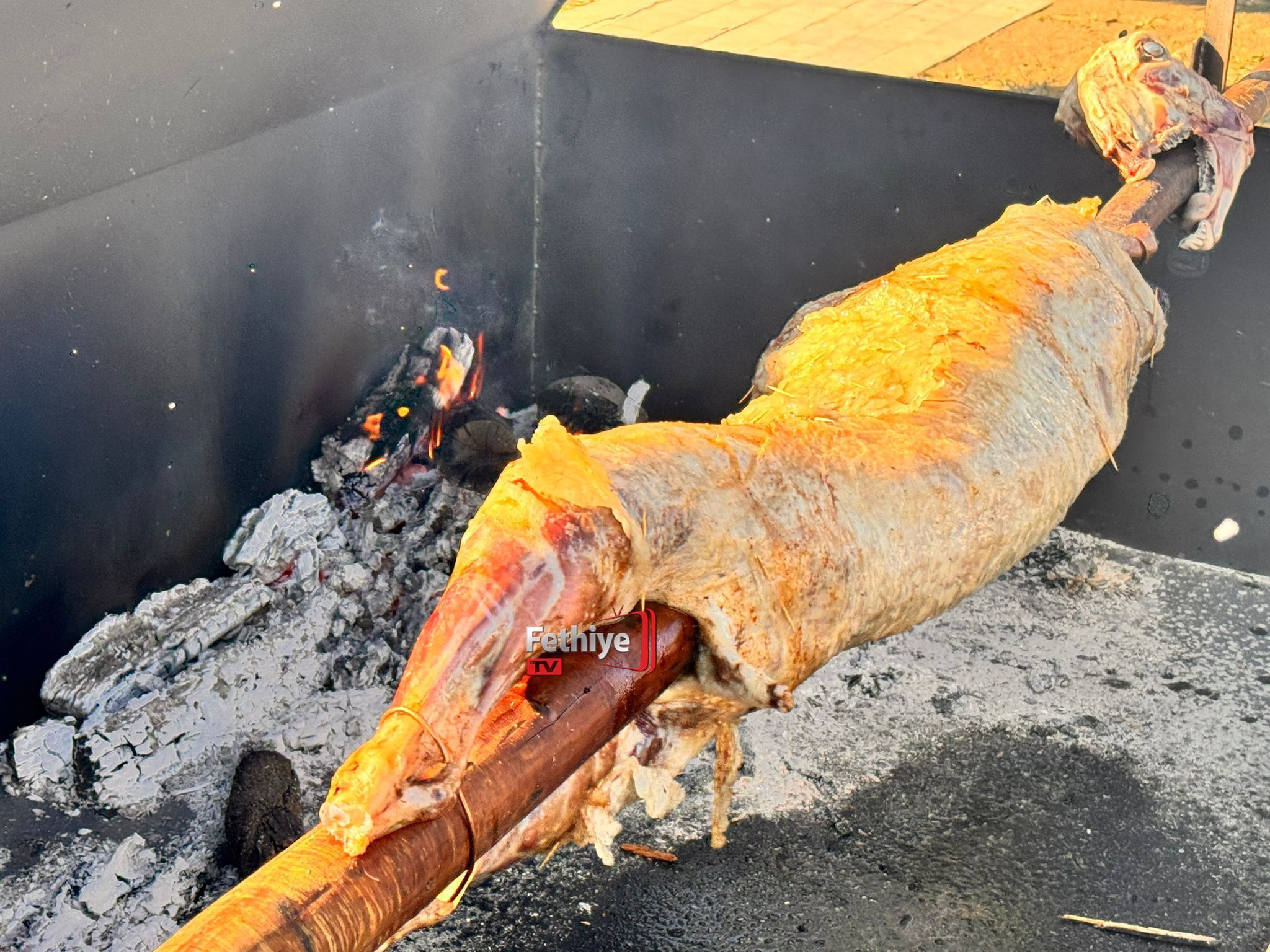 Festivalde Kuzu Çevirme Geleneği Yaşatıldı
