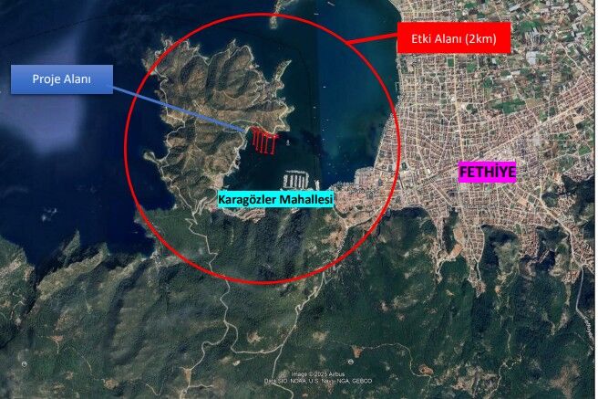 Fethiye Aksazlar Koyu’na 280 Bağlamalı Yat Ve Tekne Bağlama İskelesi Projesi