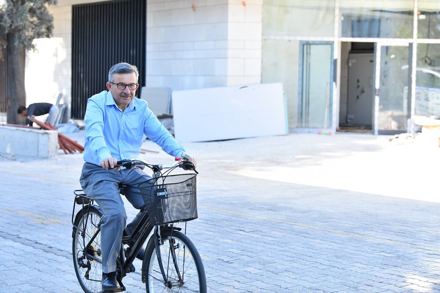 Belediye Personelleri İşe Bisikletle Geldiler
