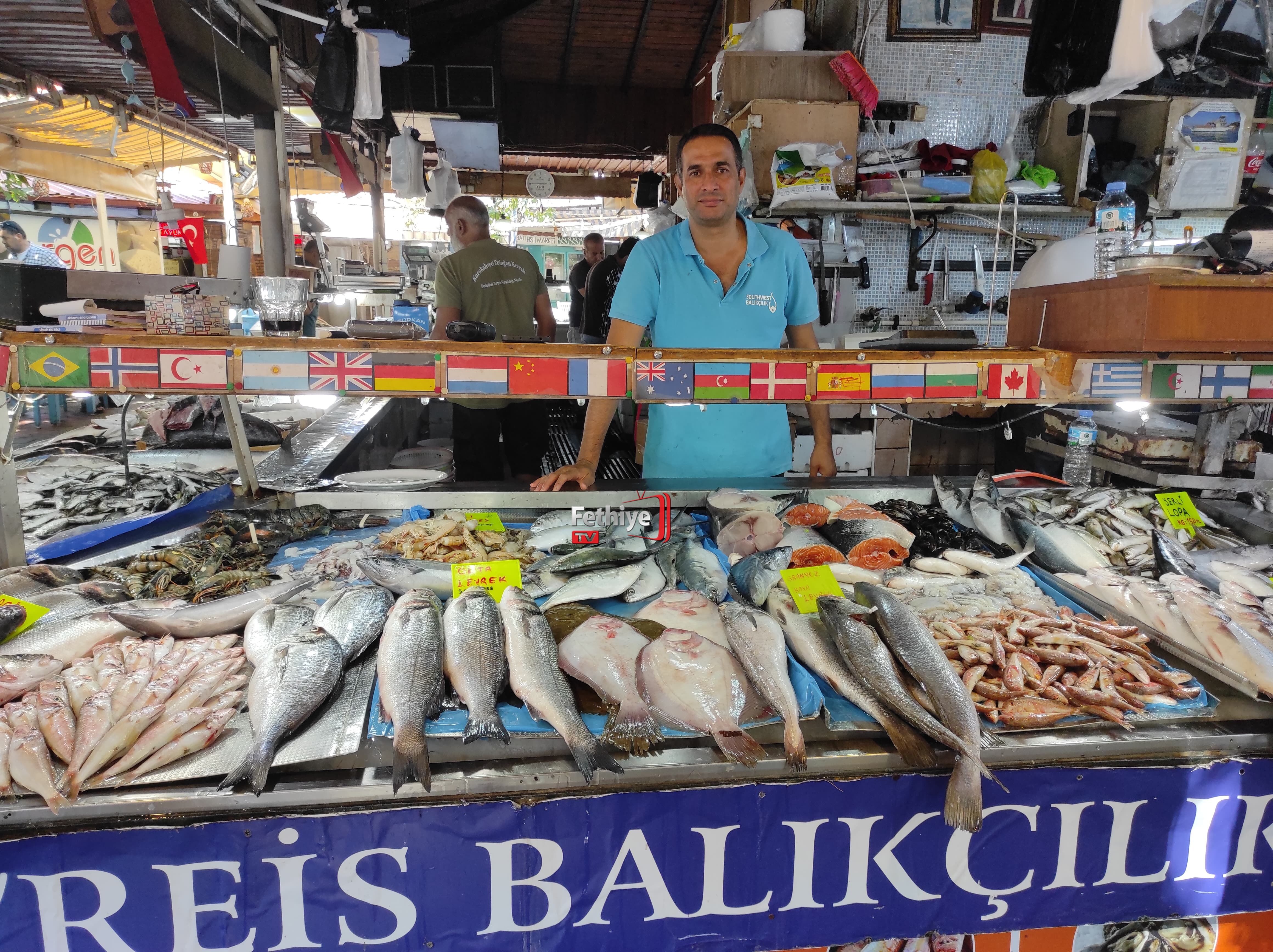 Fethiye Balık Halinde Sezon Başladı, Tezgahlar Şenlendi
