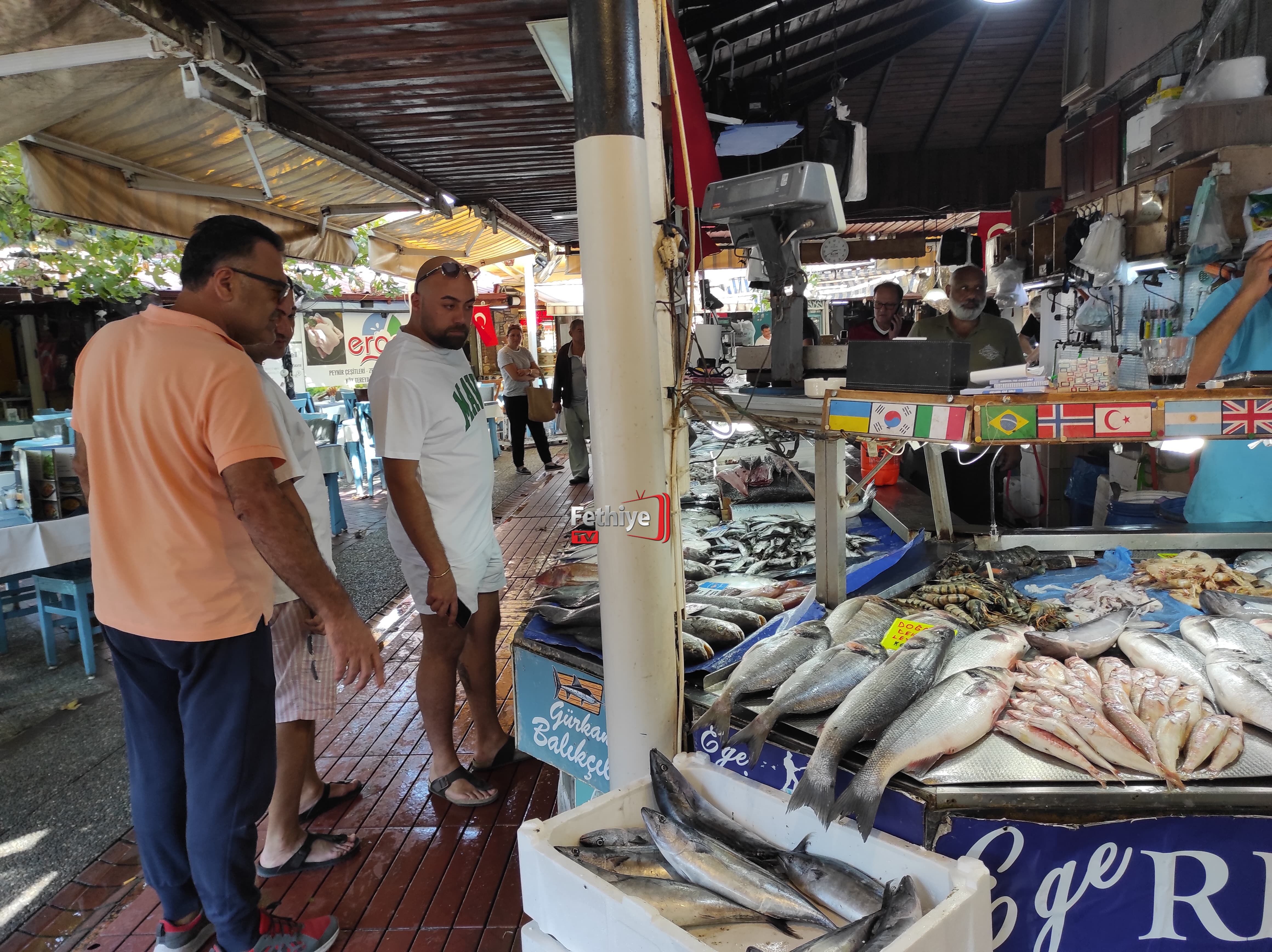 Fethiye Balık Halinde Sezon Başladı, Tezgahlar Şenlendi