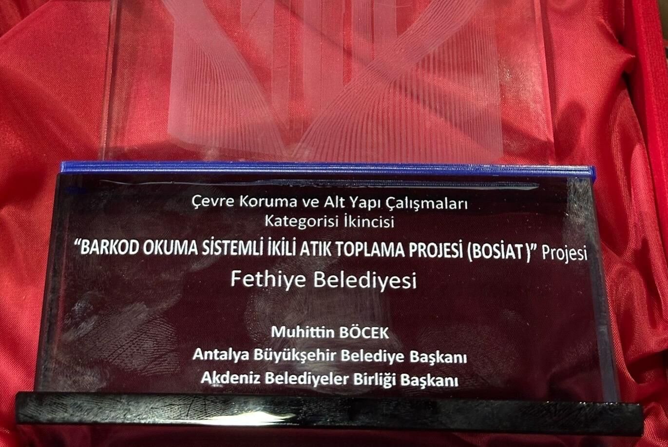 Fethiye Belediyesi’ne Akdeniz Belediyecilik Proje Yarışması’nda Çifte Ödül