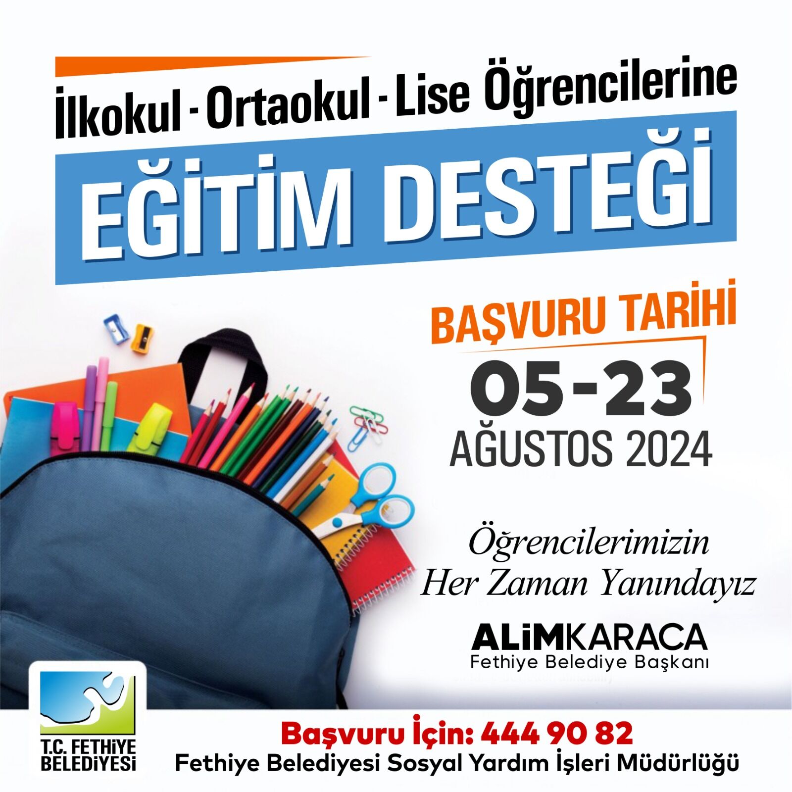 Fethiye Belediyesi’nden Öğrencilere Kırtasiye Ve Üniforma Desteği