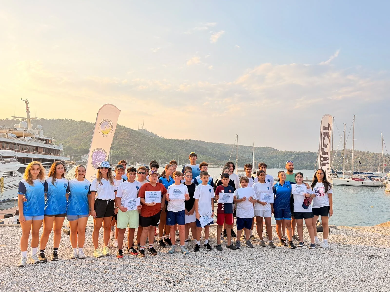Fethiye Belediyespor Kürek Temel Eğitimleri Tamamlandı