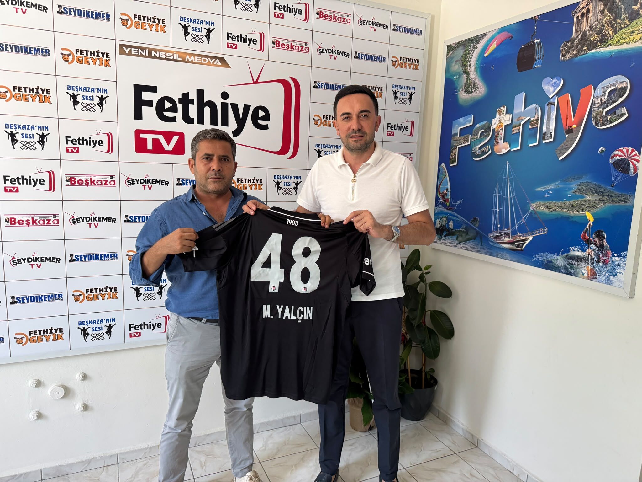 Fethiye Beşiktaş Taraftarlar Derneği'nden Fethiye TV'ye Ziyaret