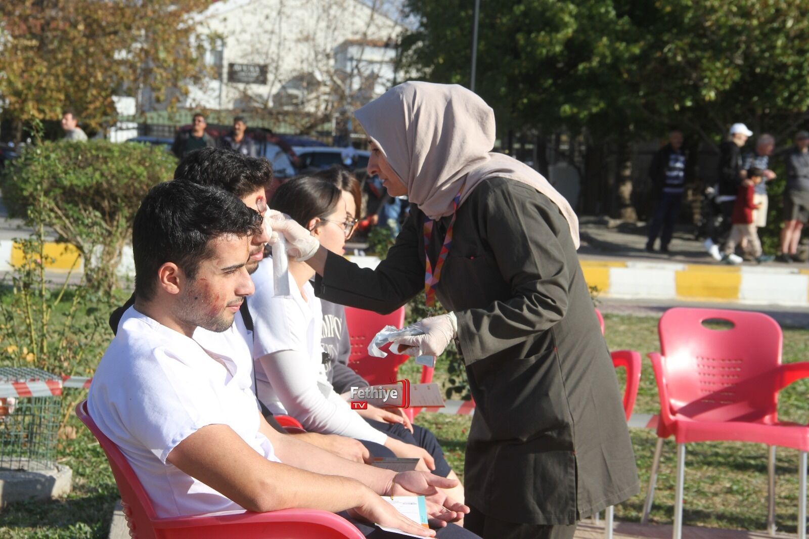Fethiye’de Gerçeğini Aratmayan Tatbikat