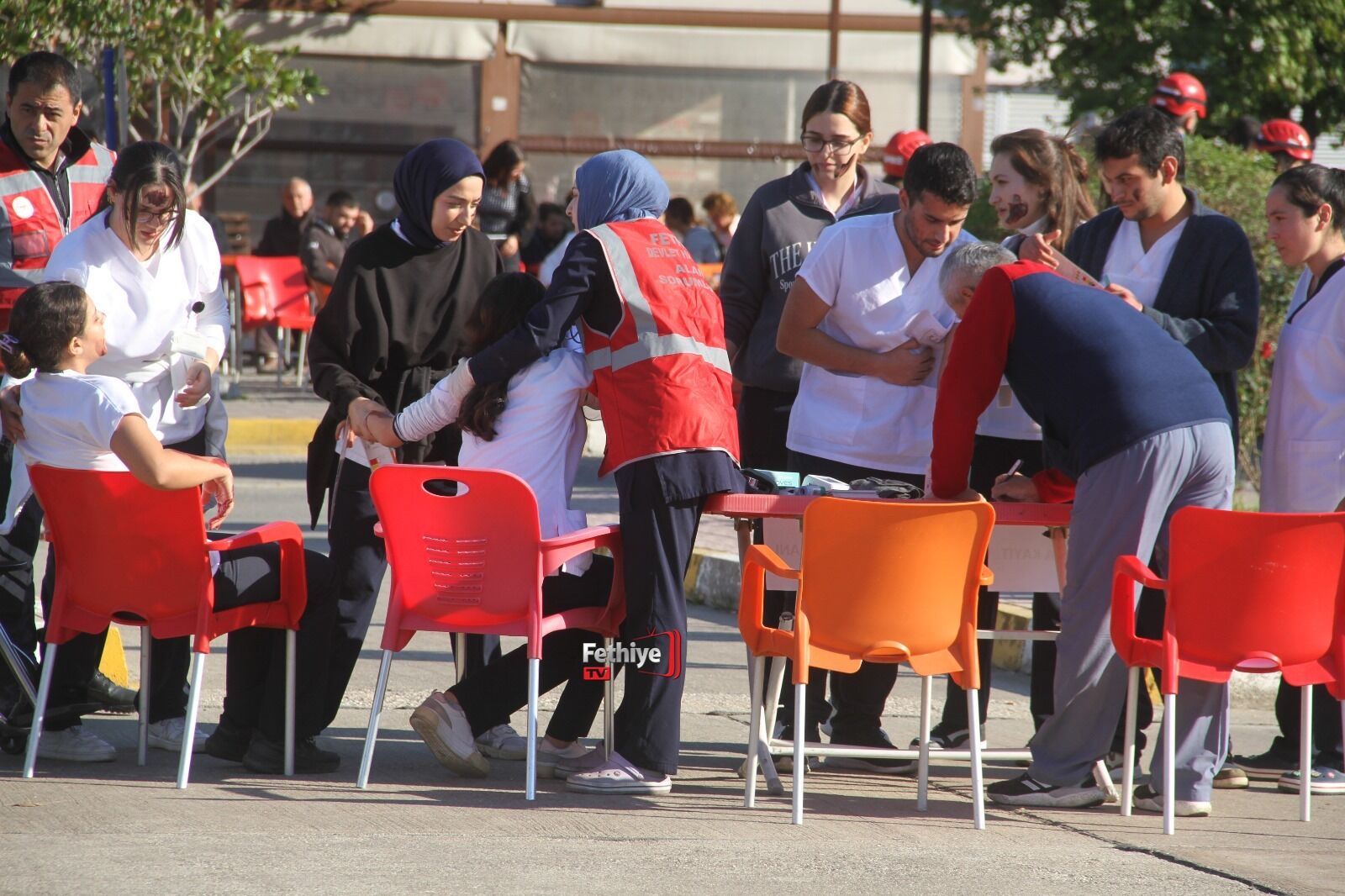 Fethiye’de Gerçeğini Aratmayan Tatbikat