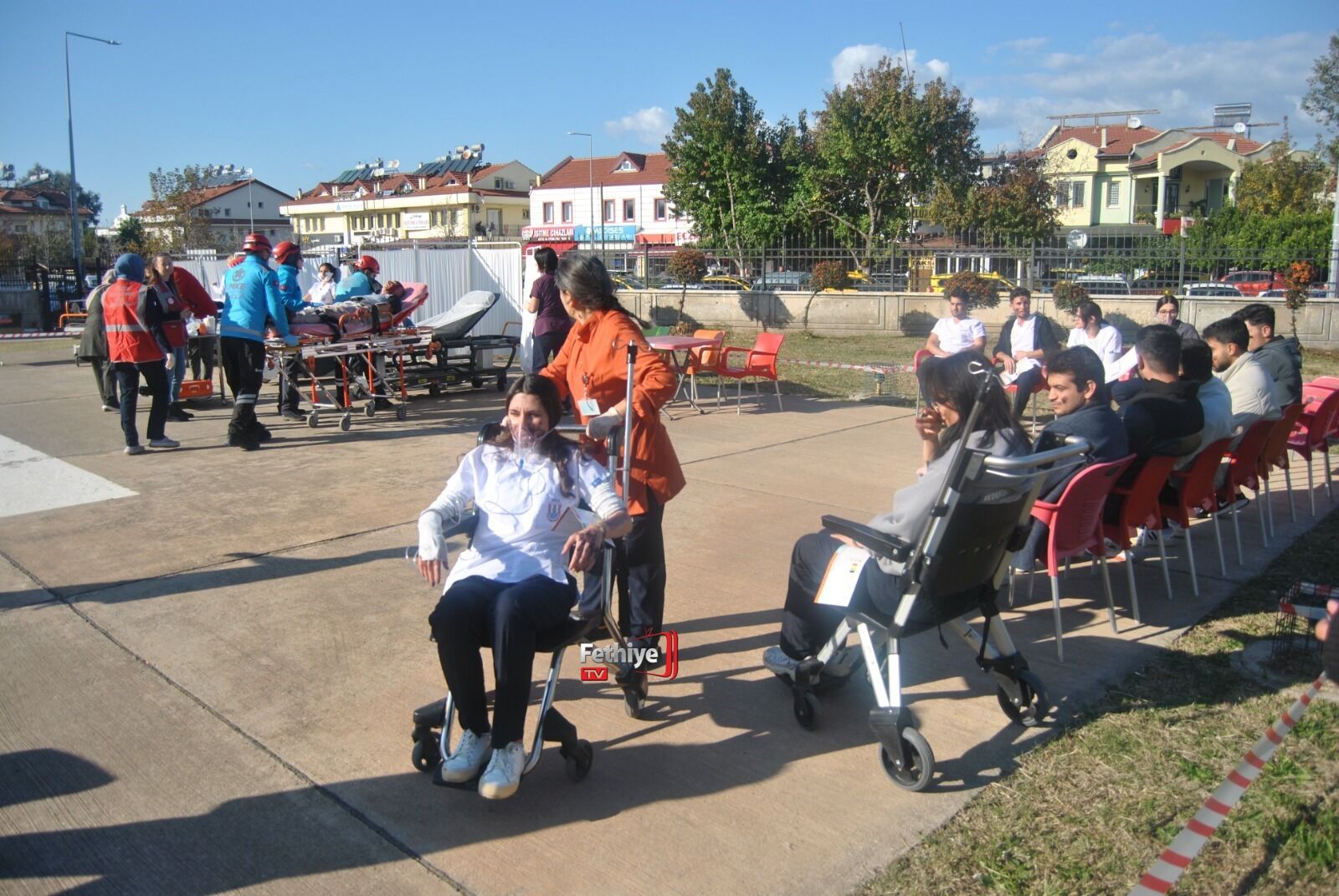 Fethiye’de Gerçeğini Aratmayan Tatbikat