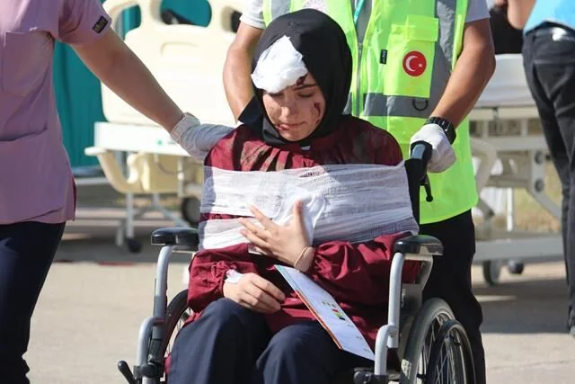 Fethiye Devlet Hastanesi’nde Afet Tatbikatı Gerçeğini Aratmadı