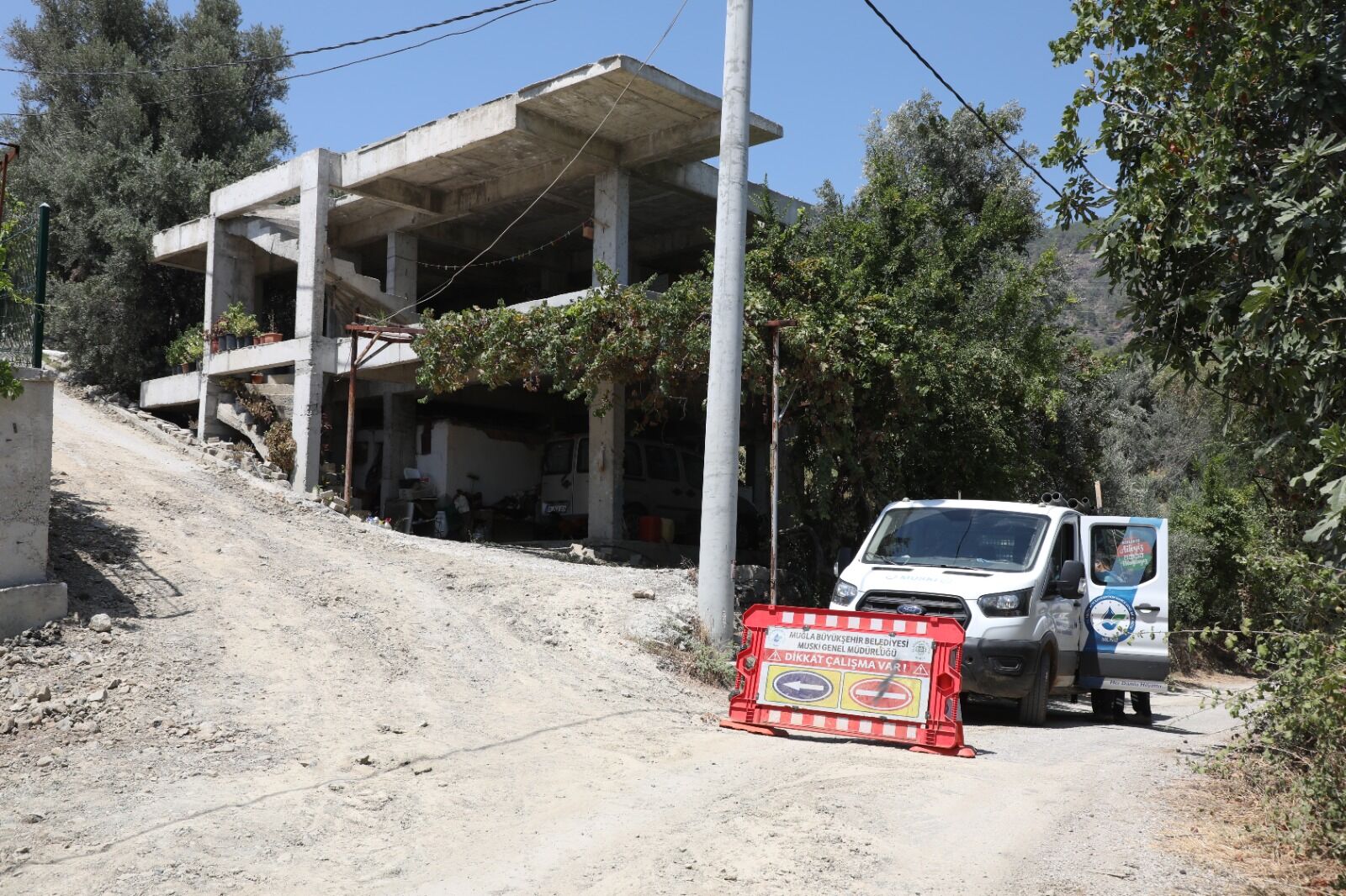 Fethiye Eldirek’de Kesintisiz İçme Suyu İçin Çalışmalar Başladı