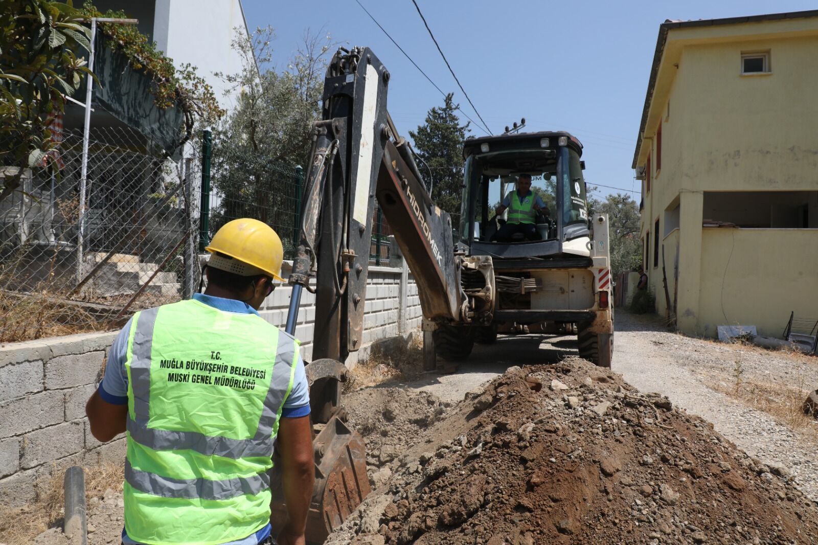 Fethiye Eldirek’de Kesintisiz İçme Suyu İçin Çalışmalar Başladı