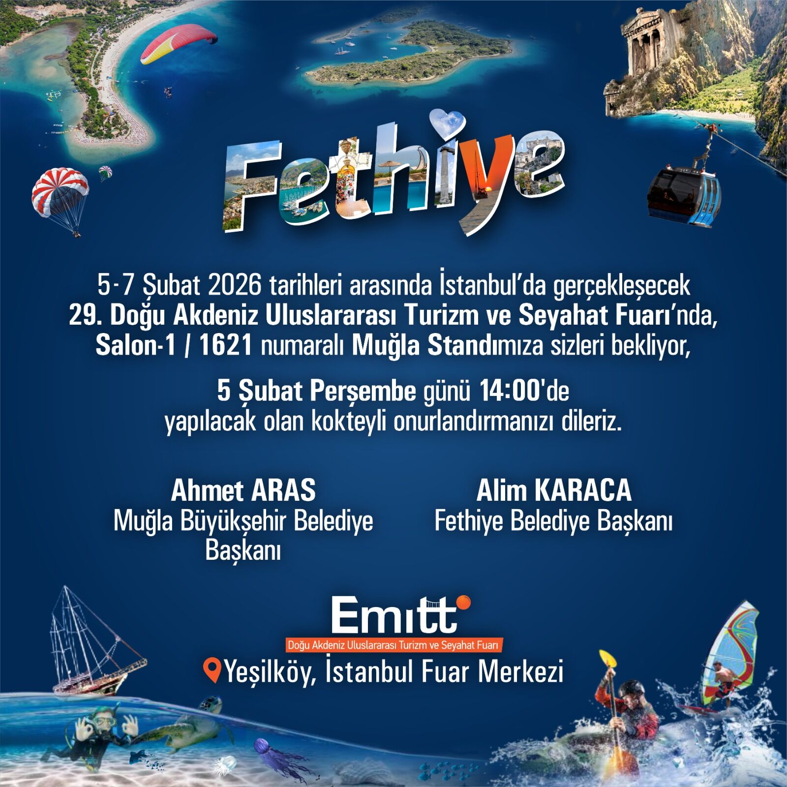 Fethiye, EMITT 2026’da Tanıtılacak