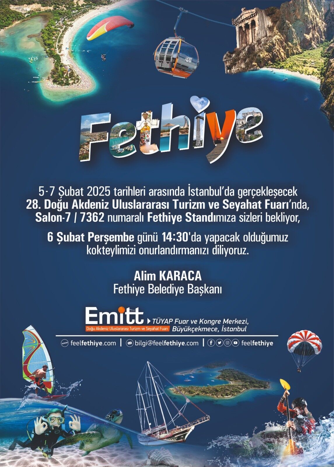 Fethiye EMITT Fuarı’nda Yerini Alıyor