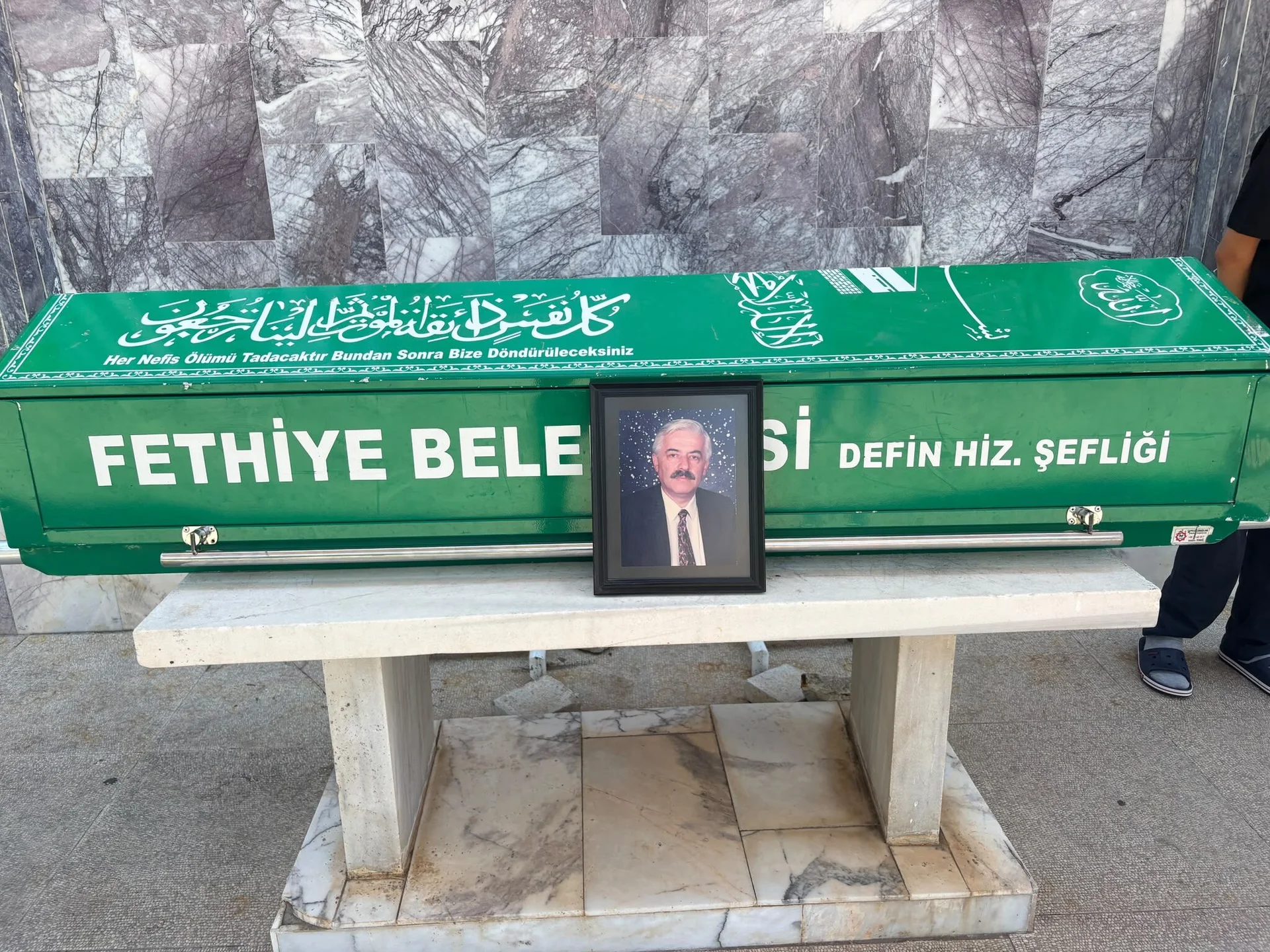 Fethiye Eski Vergi Dairesi Müdürü Mehmet Öztekin Son Yolculuğuna Uğurlandı
