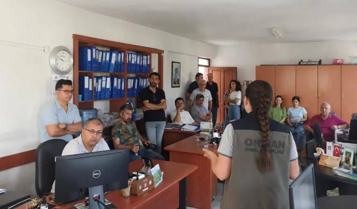Fethiye İlçe Tarım Ve Orman Müdürlüğü Personeline Orman Yangınları Eğitimi