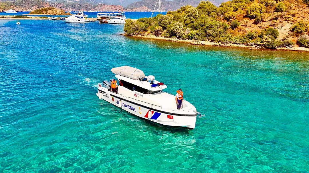 Fethiye Jandarma, Denizde de Denetimlerini Sürdürüyor